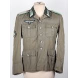 WW2 German Mountain Troops (Gebirgsjager) Officers Combat Tunic