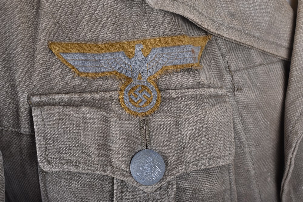 Third Reich Afrika Korps Medics 1st Pattern Combat Tunic - Image 13 of 15