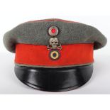 Very Rare WW1 Imperial German Braunsweig 92nd Infantry Regiment Officers Model 1915 Peaked Cap
