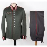 WW2 German Artillery NCO’s Parade Waffenrock Uniform Set for a Krim Shield Winner