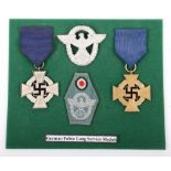Third Reich Medals and Police Insignia Group