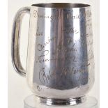 Historically Interesting Presentation Tankard of Donington Hall Prisoner of War Camp Interest