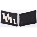 WW2 German Waffen-SS Deutschland Tunic Collar Tabs