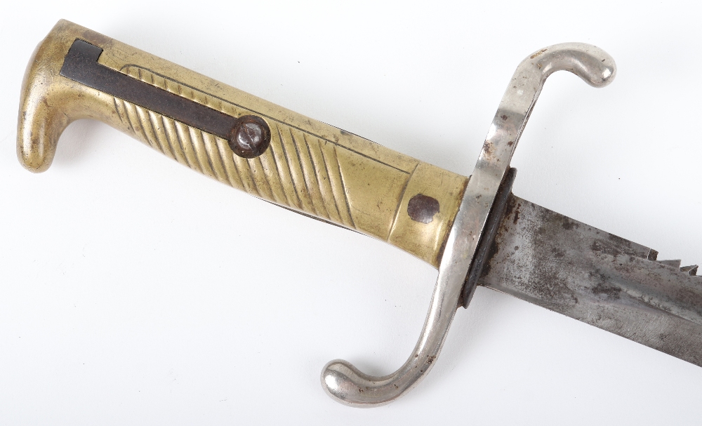 Very Rare Imperial German Cadet (Kadet) Model 1871 mS Sawback Bayonet - Image 4 of 7