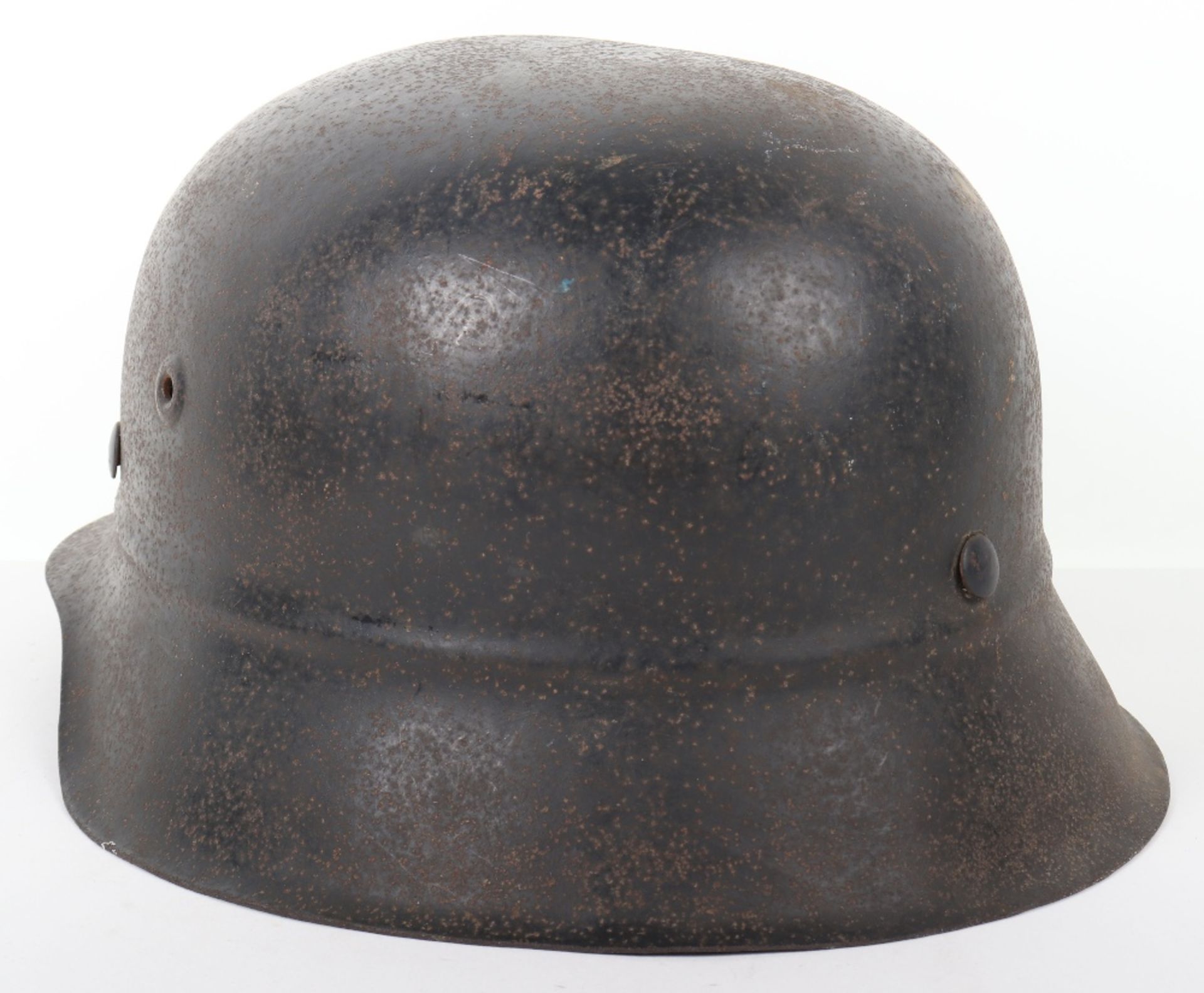 Third Reich Luftschutz Beaded Combat Helmet - Bild 6 aus 8