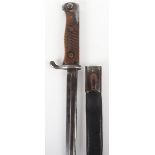 Imperial German Model S-98 nA Jager Battalion Marked Bayonet
