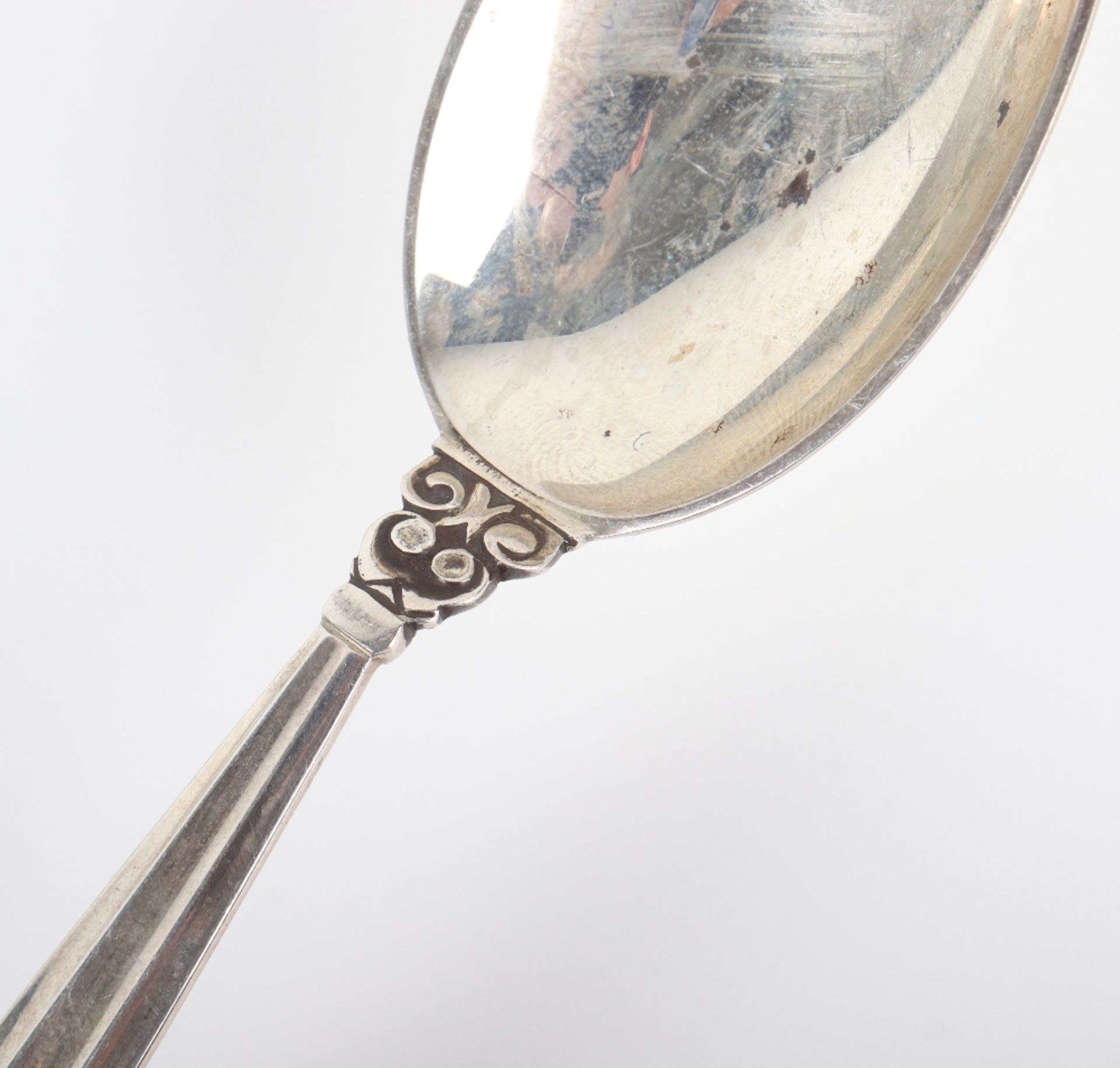 A pair of Georg Jensen dessert spoons, 1925-1932 - Bild 4 aus 8