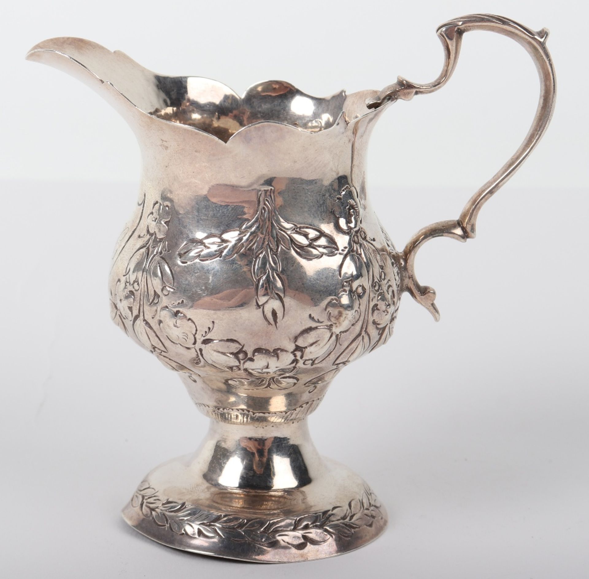 A George III silver cream, London 1776