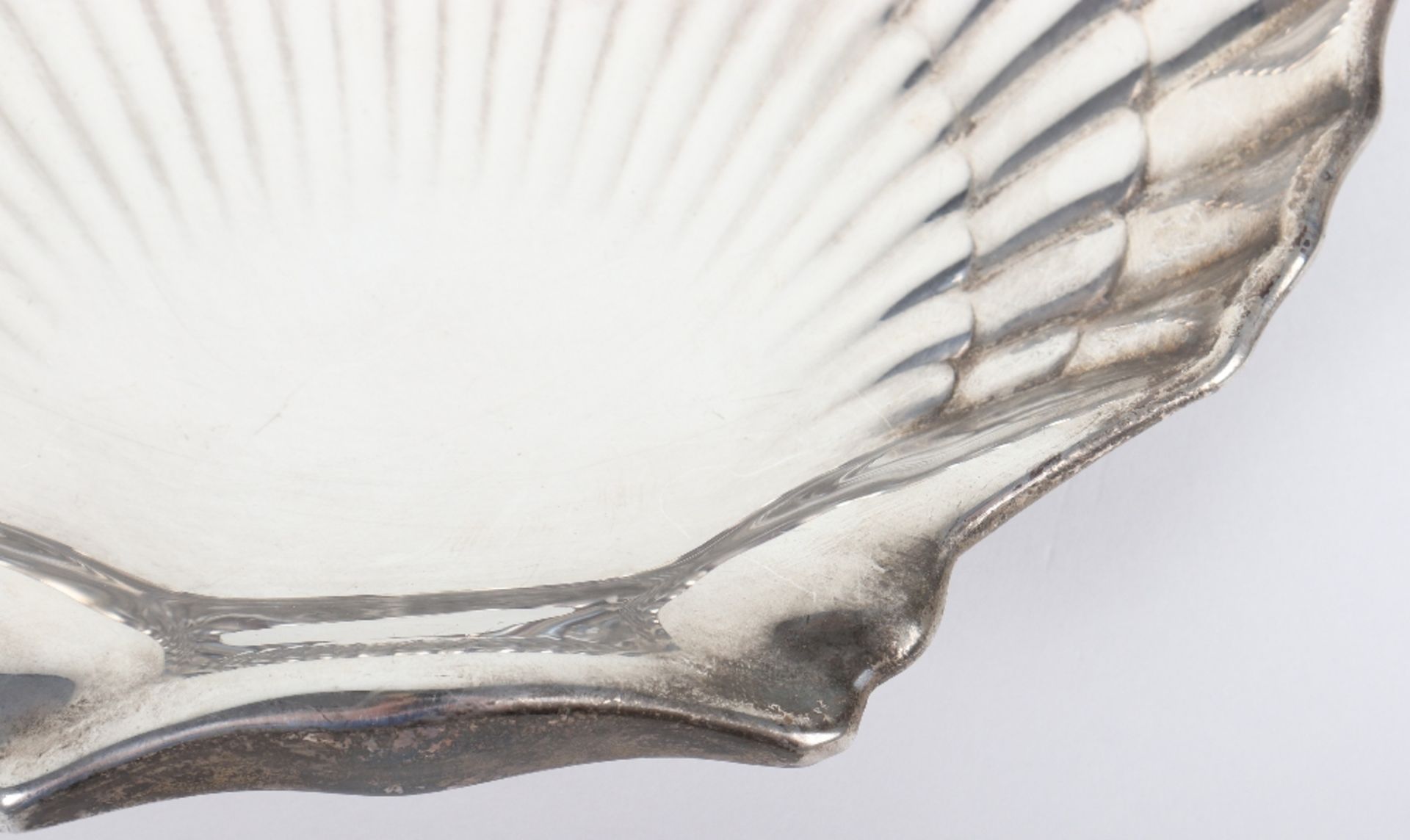 A pair of Gorham silver shell trinket dishes - Bild 3 aus 8
