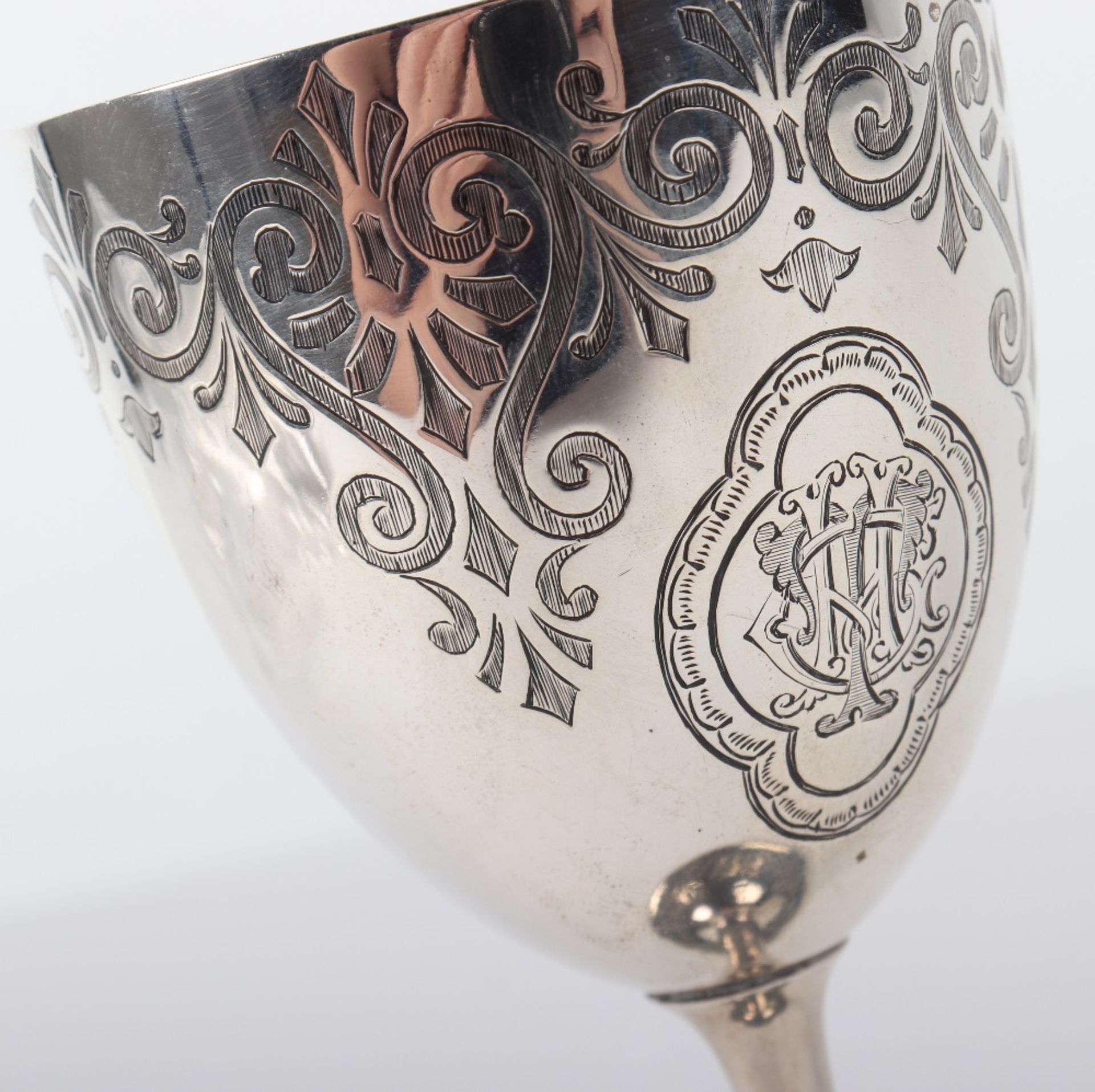 A Victorian small goblet, Martin, Hall & Co, Sheffield 1865 - Bild 4 aus 7