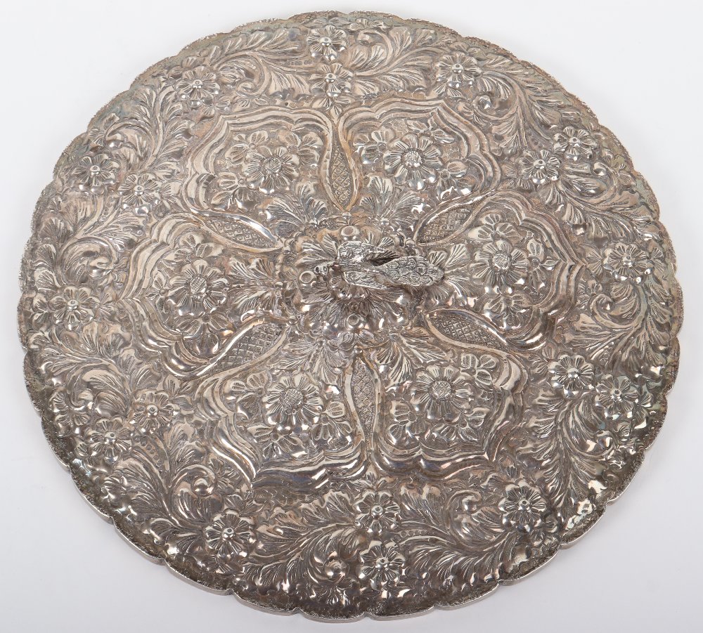 A Turkish silver circular mirror - Image 4 of 8