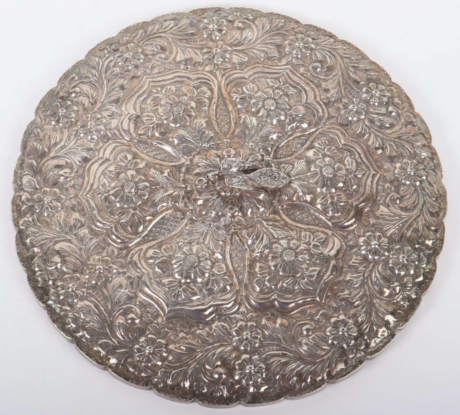 A Turkish silver circular mirror - Bild 4 aus 8