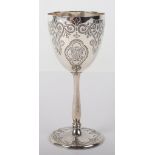 A Victorian small goblet, Martin, Hall & Co, Sheffield 1865
