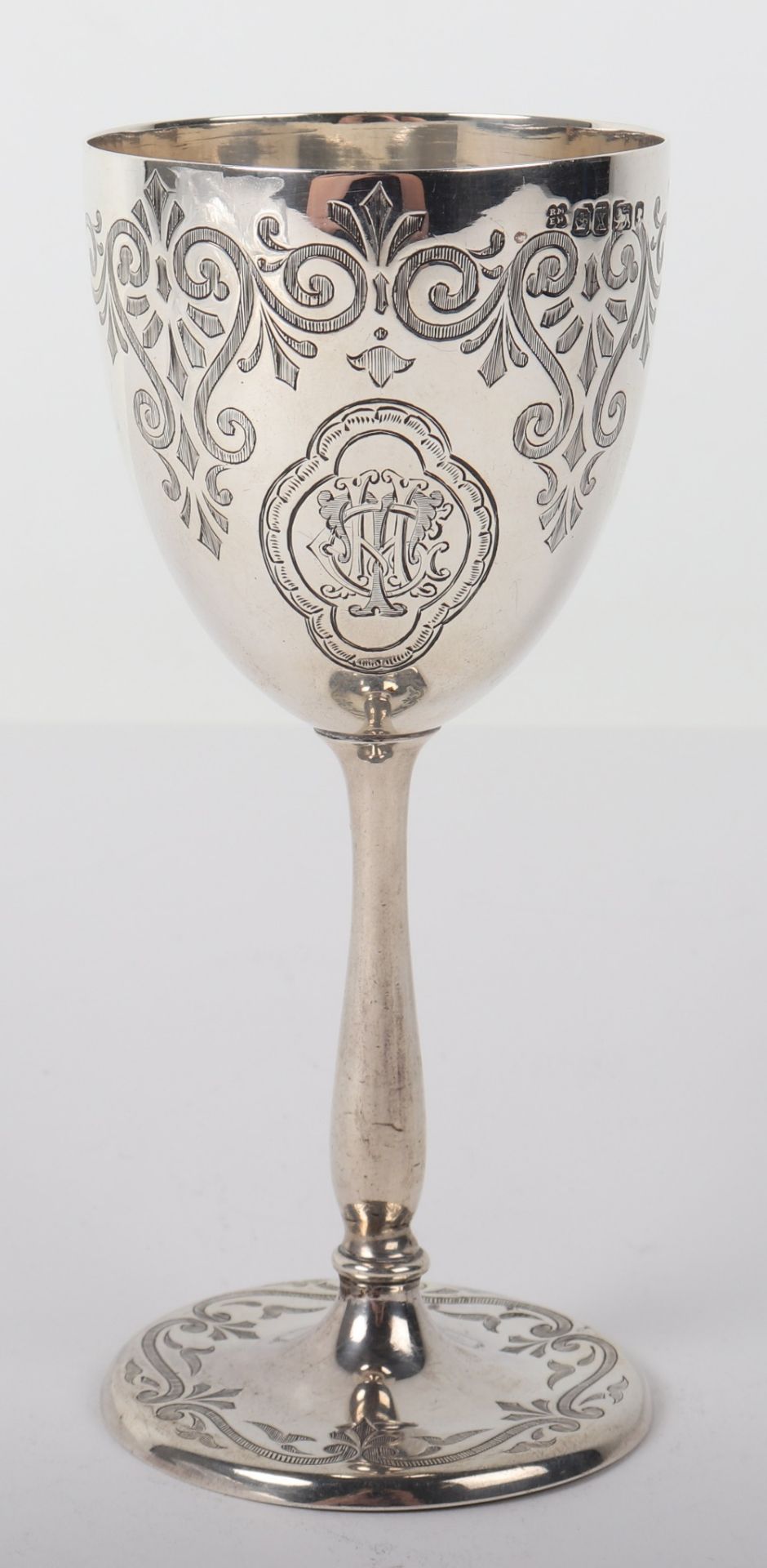 A Victorian small goblet, Martin, Hall & Co, Sheffield 1865