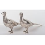 A pair of silver pheasants, Germany Hanau