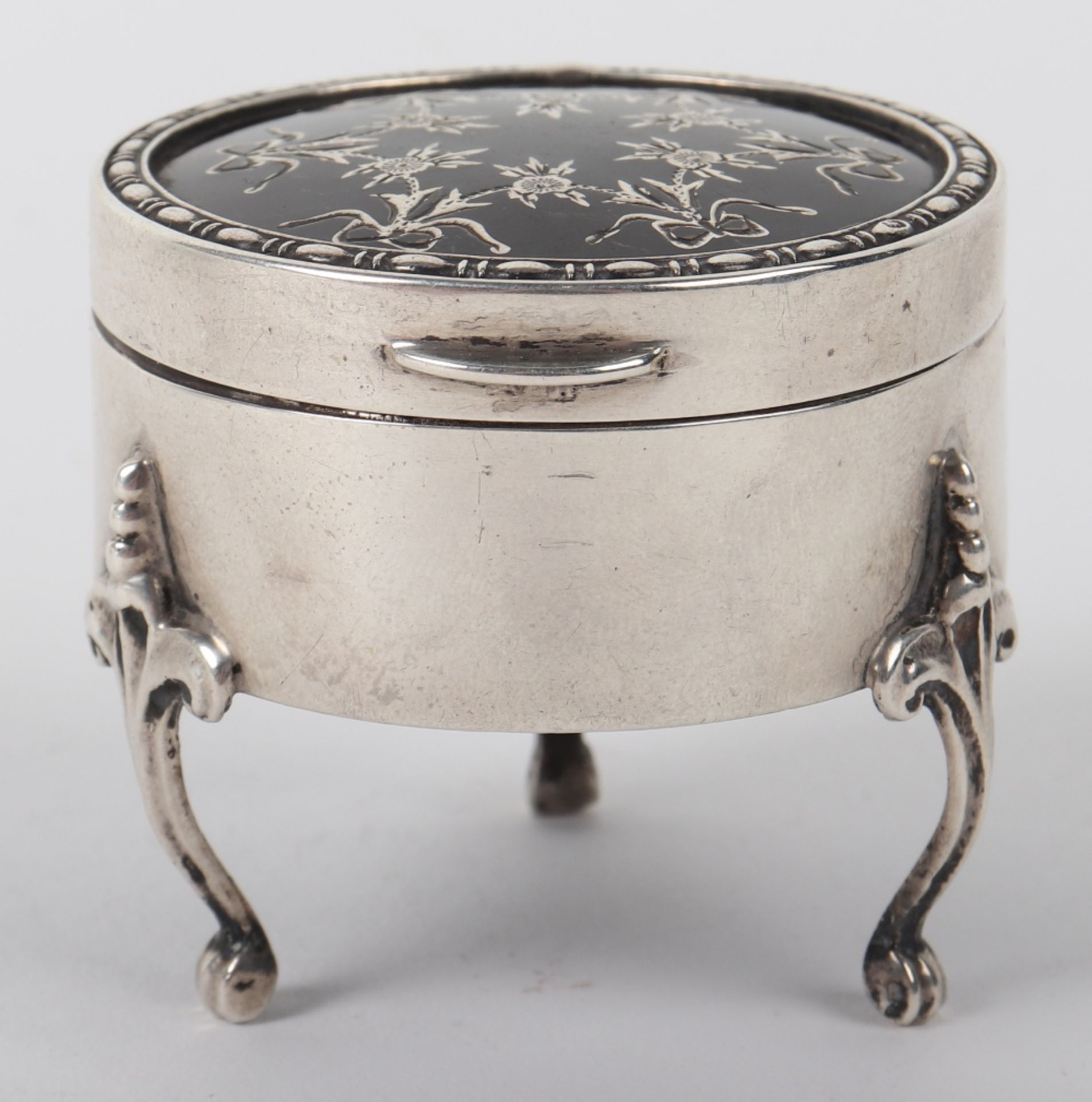 An early 20th century silver and tortoiseshell box, Deakin & Francis, Birmingham 1912 - Bild 2 aus 7