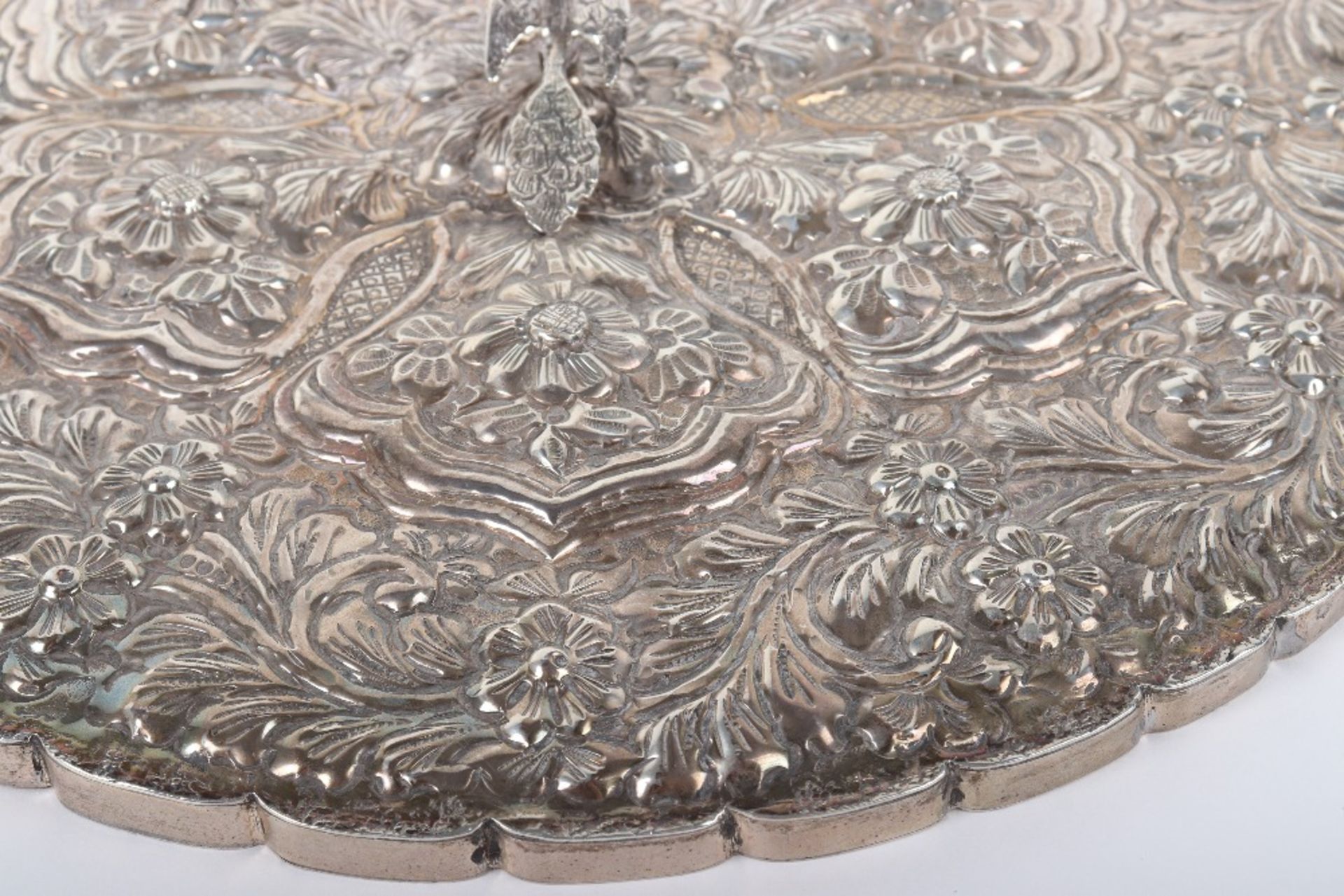 A Turkish silver circular mirror - Bild 8 aus 8