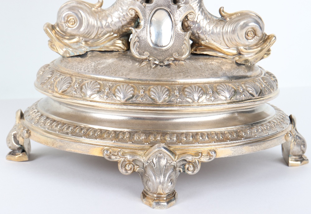 A pair of Continental silver gilt tazzas, German early 20th century - Image 5 of 14