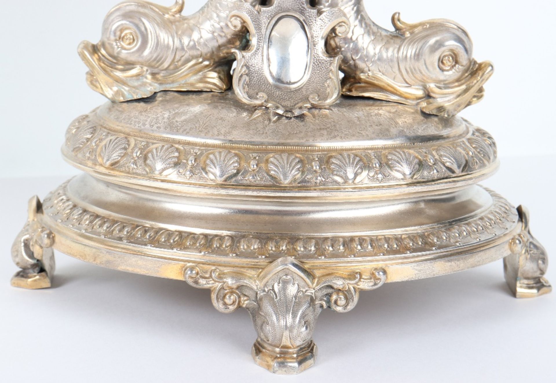 A pair of Continental silver gilt tazzas, German early 20th century - Bild 5 aus 14