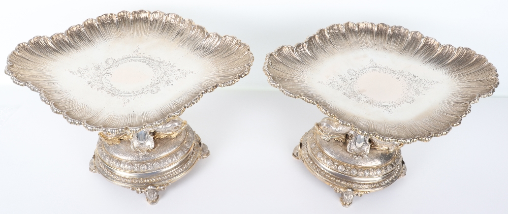 A pair of Continental silver gilt tazzas, German early 20th century - Image 6 of 14