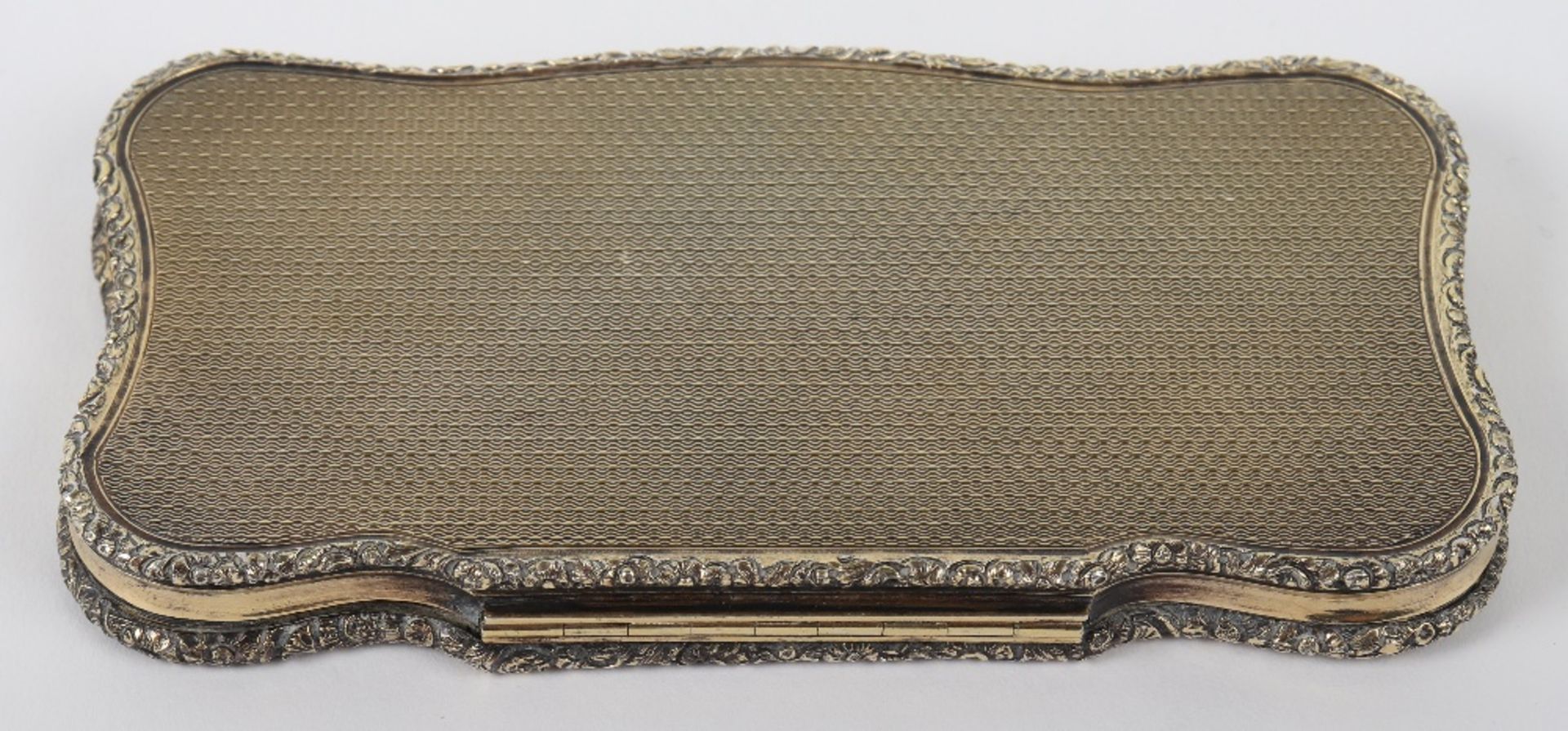 A William IV silver gilt and glass snuff box, Charles Rawlings & William Summers, London 1833 - Bild 2 aus 10