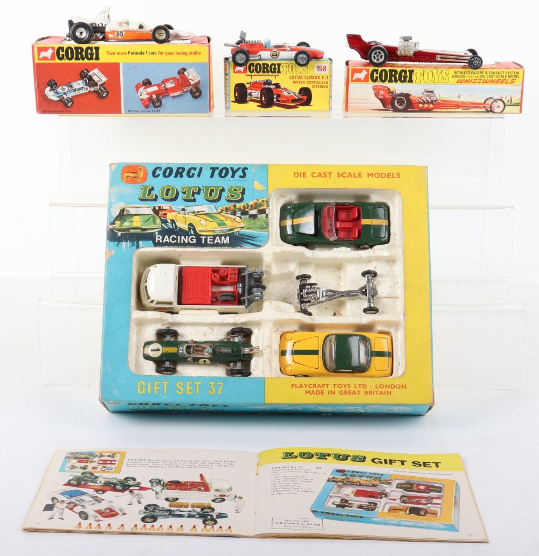 Corgi Toys Gift Set 37 Lotus Racing Team, - Bild 2 aus 2