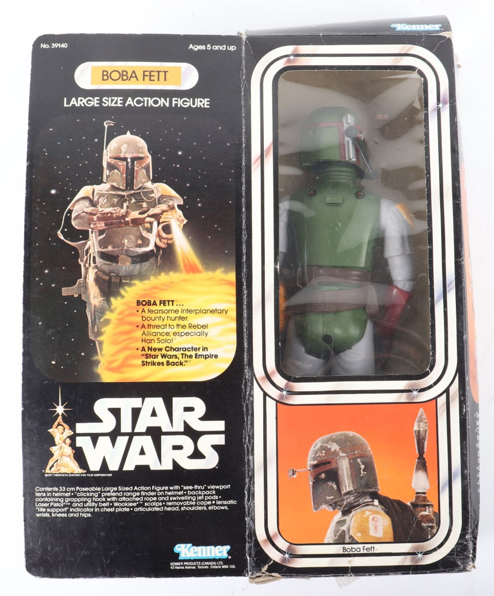 Vintage Kenner Star Wars 12in boba fett figure boxed - Image 2 of 4