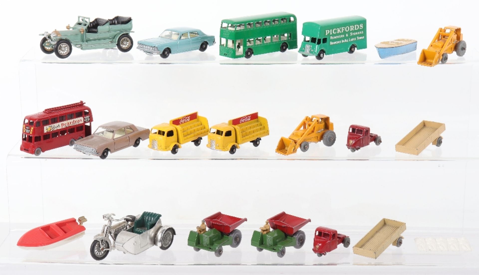 Thirteen Unboxed Regular wheels Matchbox Models