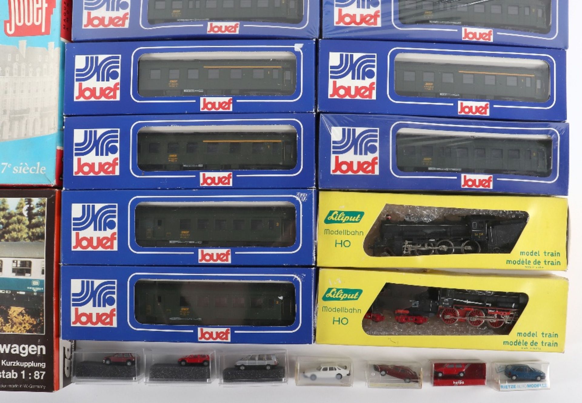 Boxed Liliput and Jouef HO gauge locomotive and rolling stock - Image 3 of 6