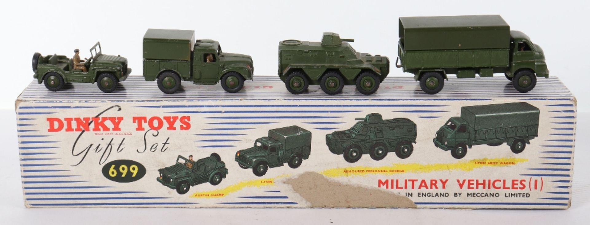 Boxed Dinky Toys Military Vehicles Gift Set 699 - Bild 2 aus 2