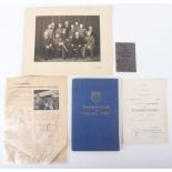 WW1/WW2 German Citation and Paperwork