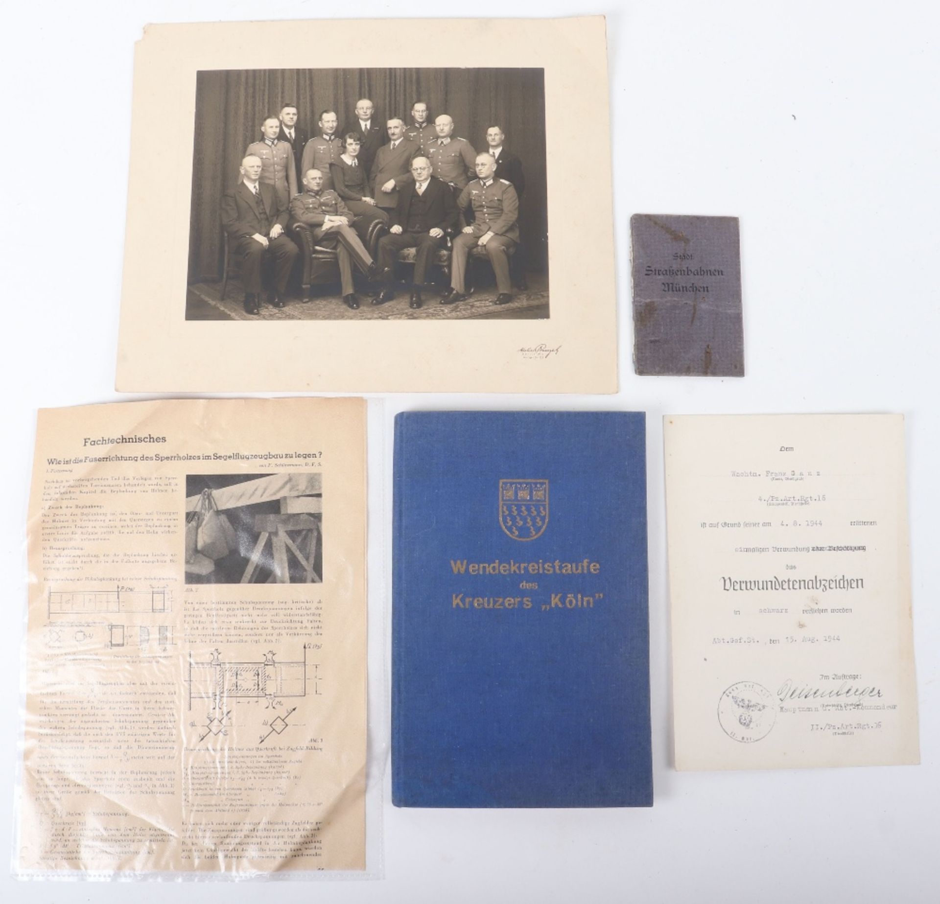 WW1/WW2 German Citation and Paperwork