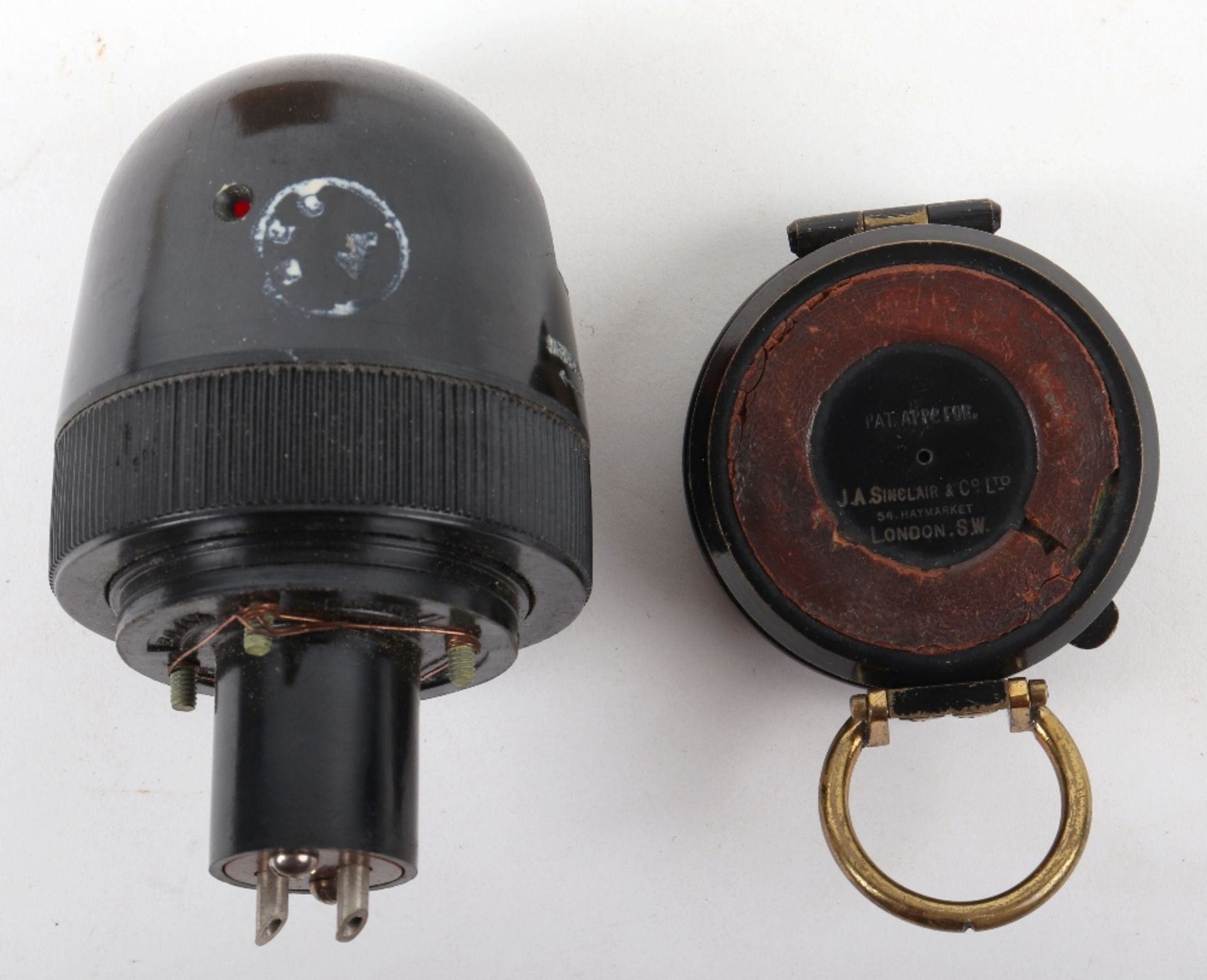 Military Sinclair Reflex Compass and Lamp - Bild 3 aus 12