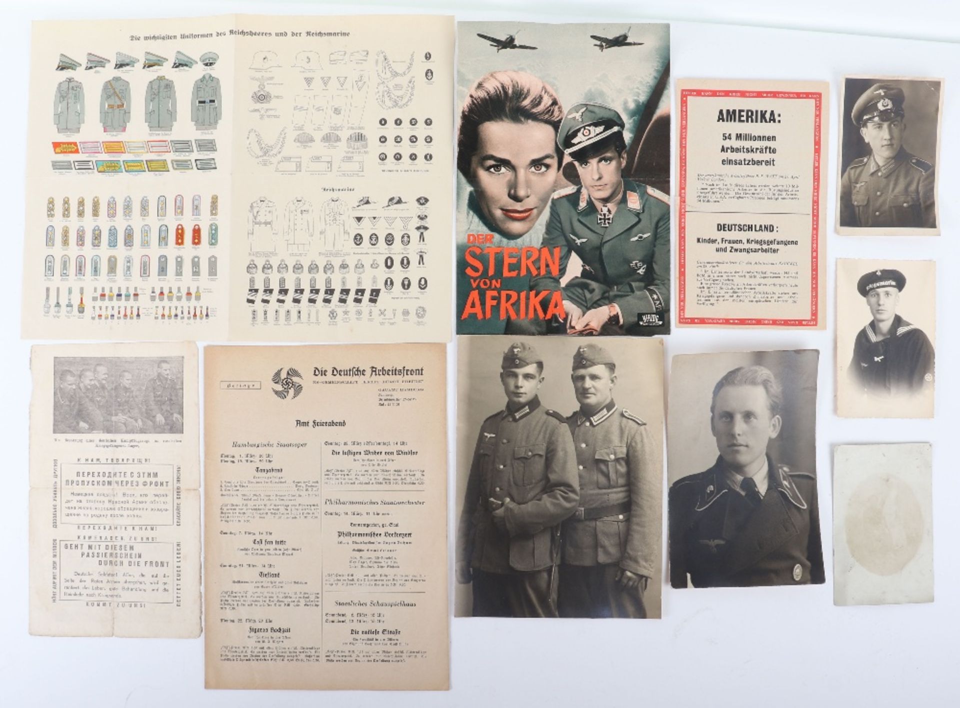 WW2 German Photographs and Ephemera