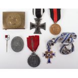 WW1/WW2 German medals and Buckle