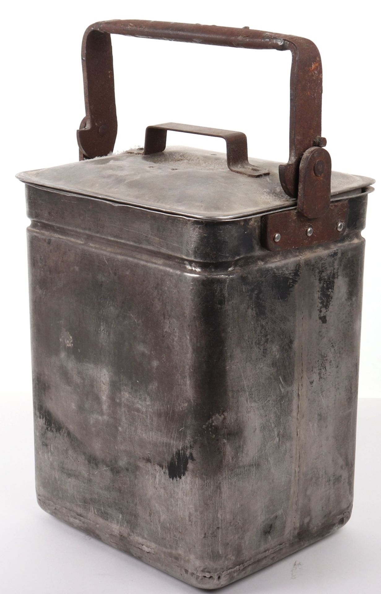 1944 Dated British Field Kitchen Pot - Image 3 of 9