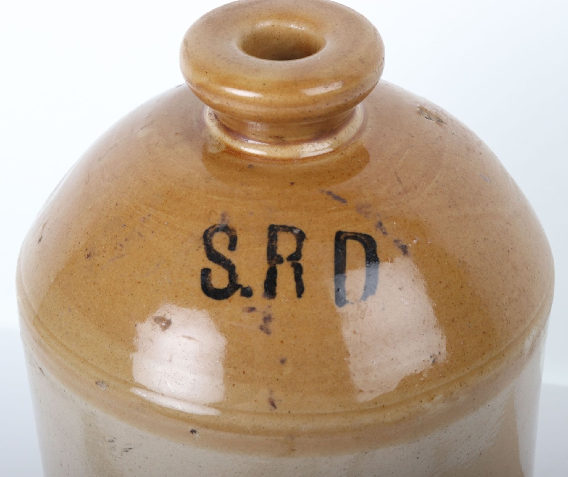 WW1 Salt Glaze Stoneware Rum Flagon - Bild 3 aus 28