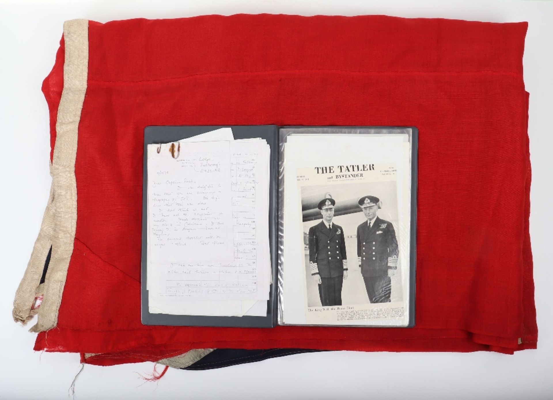 Naval Ships Red Ensign Flag and Associated Paperwork - Image 2 of 7