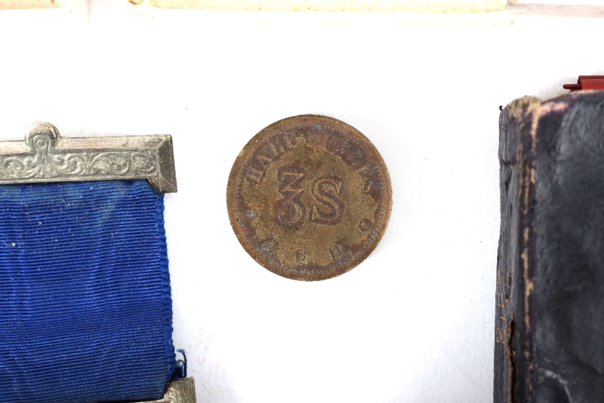 Vintage School Medals and Prayer Book - Image 5 of 6