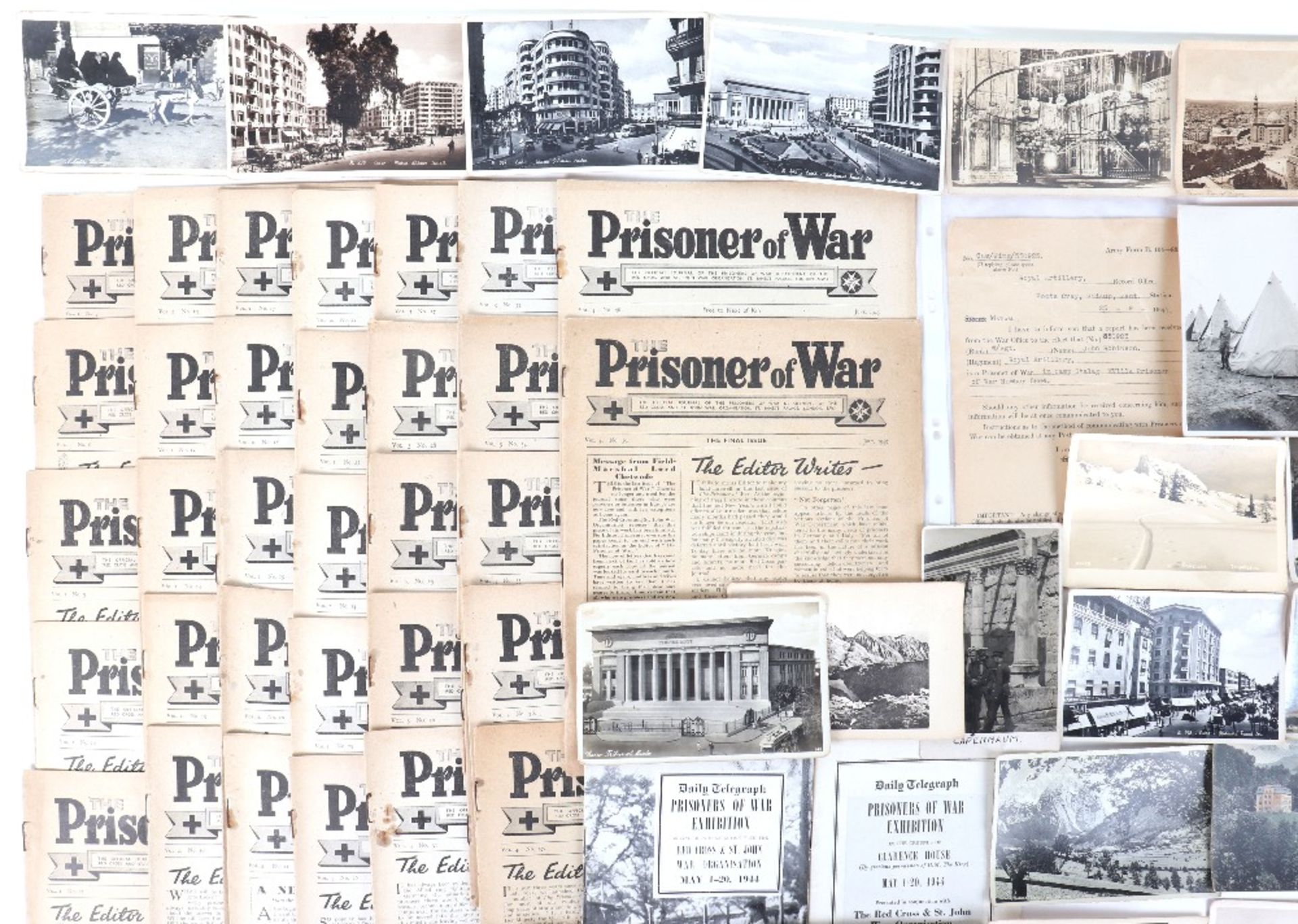 WW2 Prisoner of War Ephemera - Bild 2 aus 5