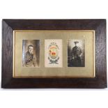 Framed Images and Embroidery of Great War Interest