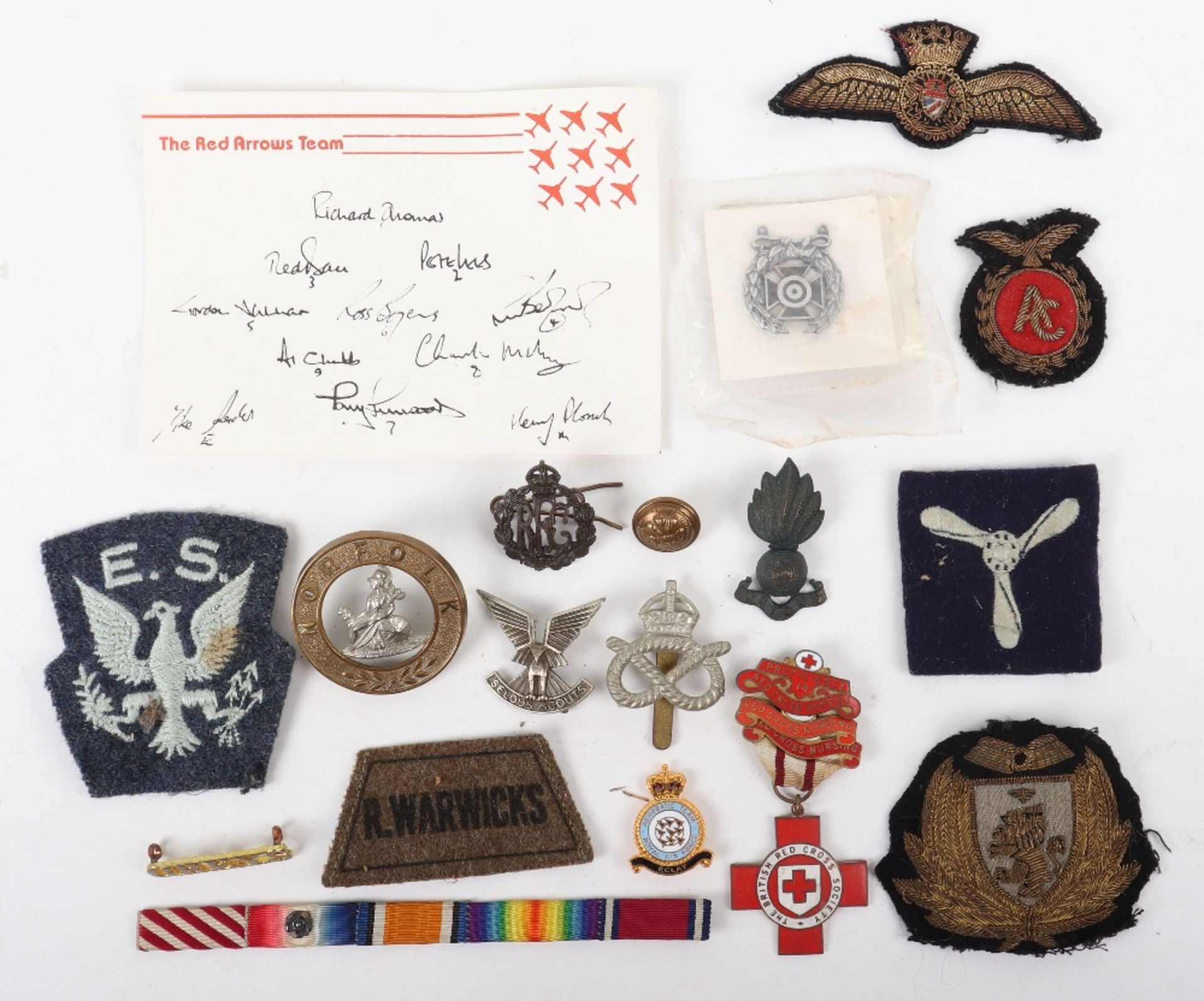 Mixed Military and Civil Badges