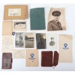 WW2 52 Lowland Division Paperwork and other Ephemera