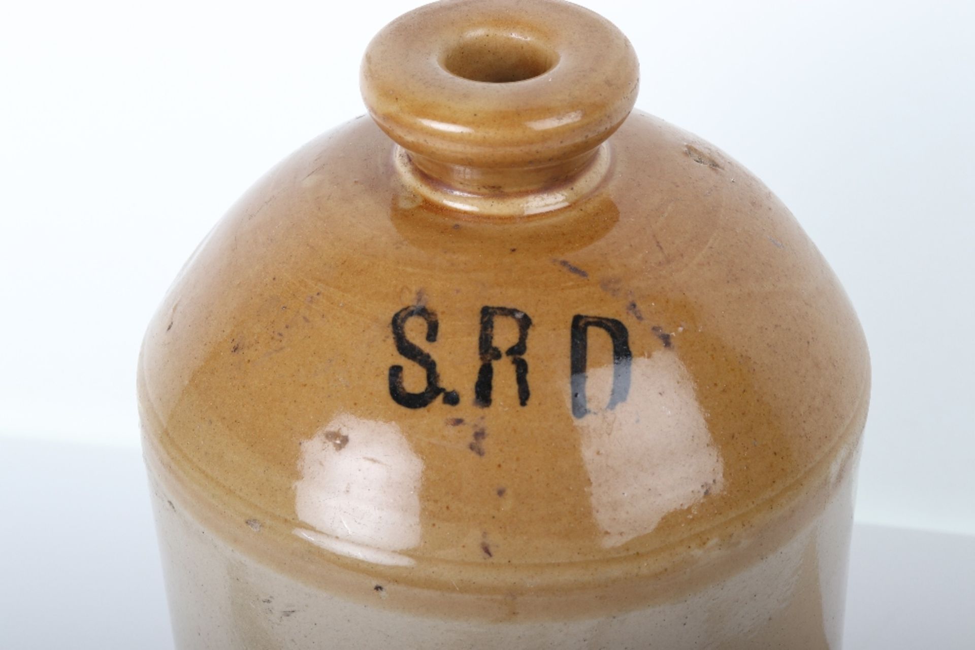 WW1 Salt Glaze Stoneware Rum Flagon - Bild 2 aus 28