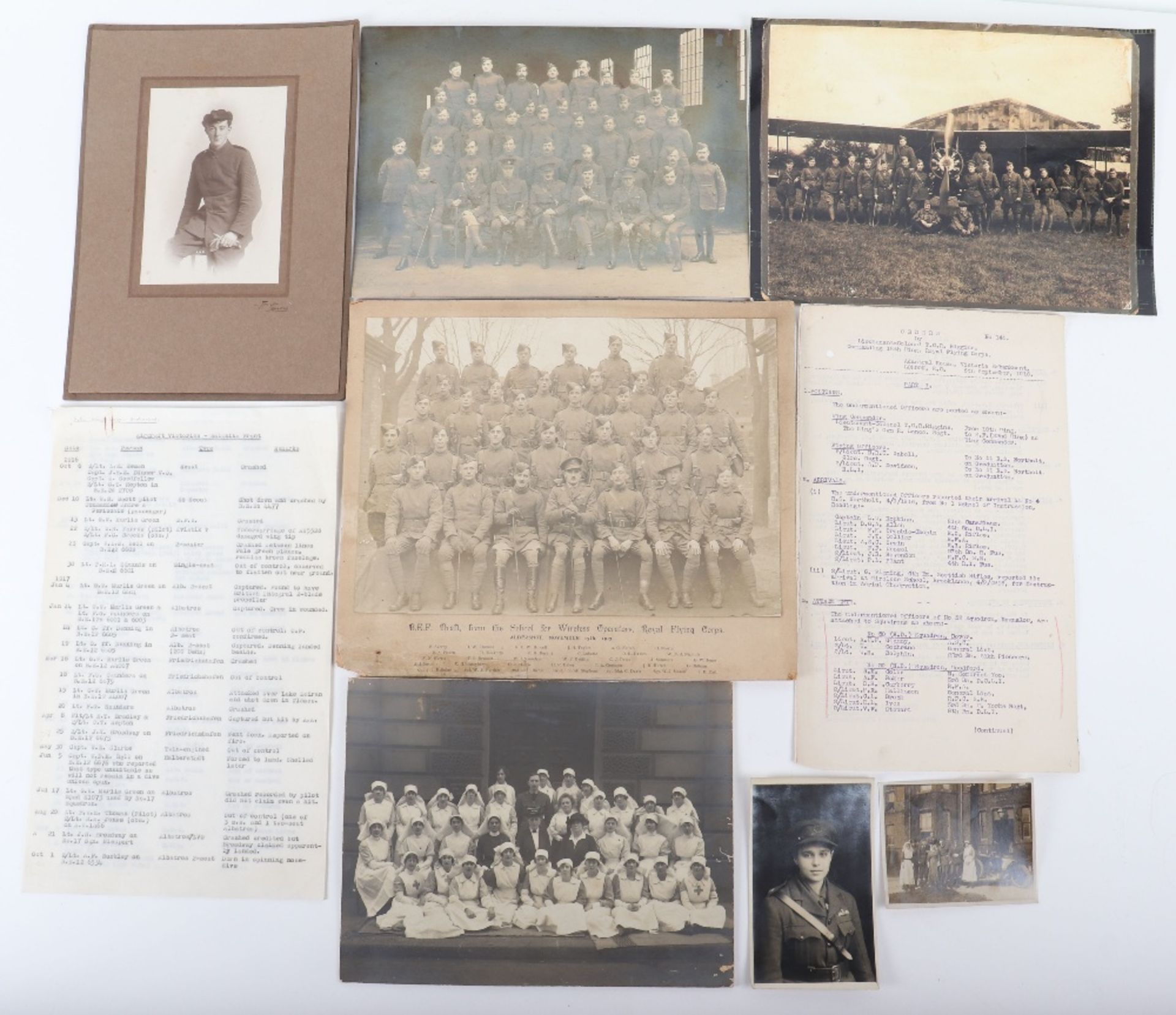 WW1 Royal Flying Corps (R.F.C) Photos and Ephemera