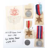 British WW2 Campaign Medal Group of Four