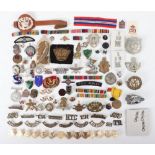 Mixed Military Badges and Curious