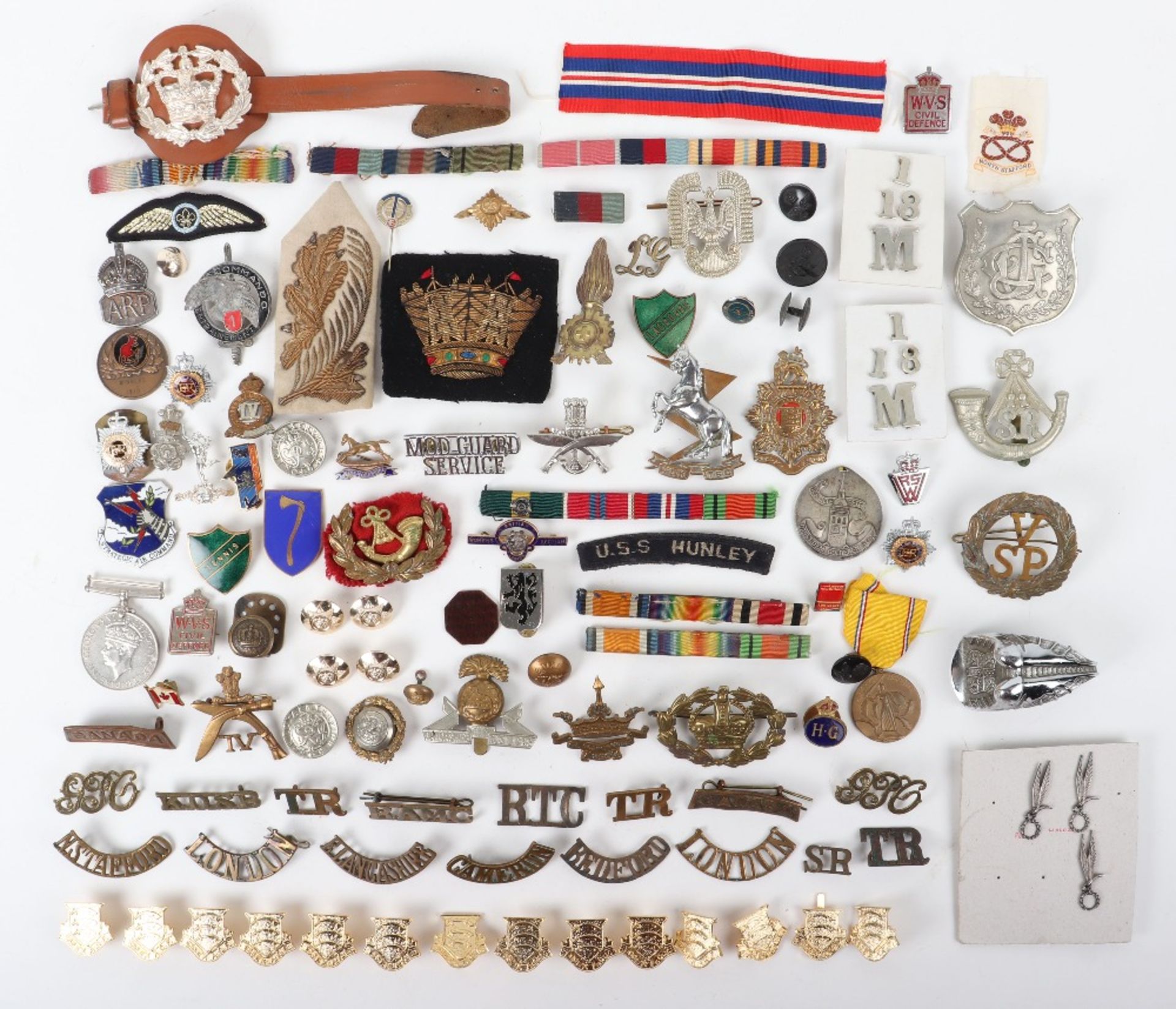 Mixed Military Badges and Curious