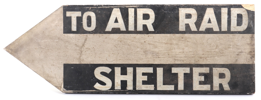 Air Raid Shelter Sign