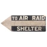 Air Raid Shelter Sign